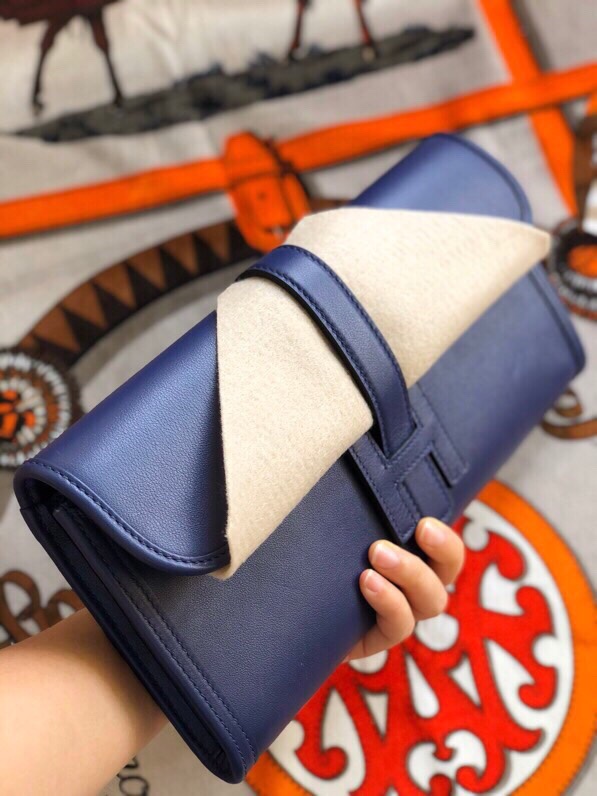 에르메스 지제 엘란29 인디고블루 스위프트 송아지가죽 내부 양가죽